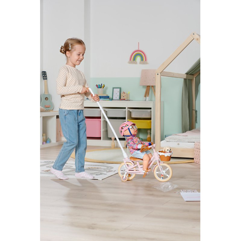 BABY born Bike with Lucky Doll bike set