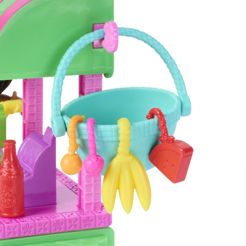 Dora, Pop 'N' Go Treat Cart with 15 Pieces, Transforming Cart & Toy Storage with 6-inch Dora Figure, Kids Toys for