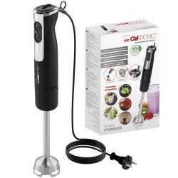 Clatronic SM 3825 Immersion blender 800 W Black, Stainless steel