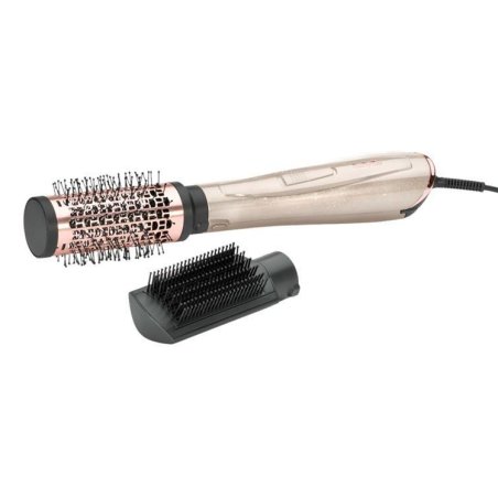 BaByliss AS914PE brosse soufflante et fer à lisser Brosse à lisser À chaleur Noir, Or rose 1000 W 2,5 m