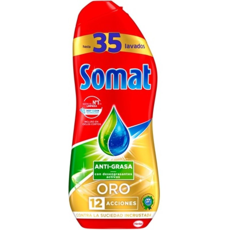Somat Excellence Gel Duo 35 Wash 630 Milliliters Antigrass