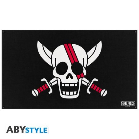ONE PIECE - Drapeau 70X120cm - Red hair Pirates