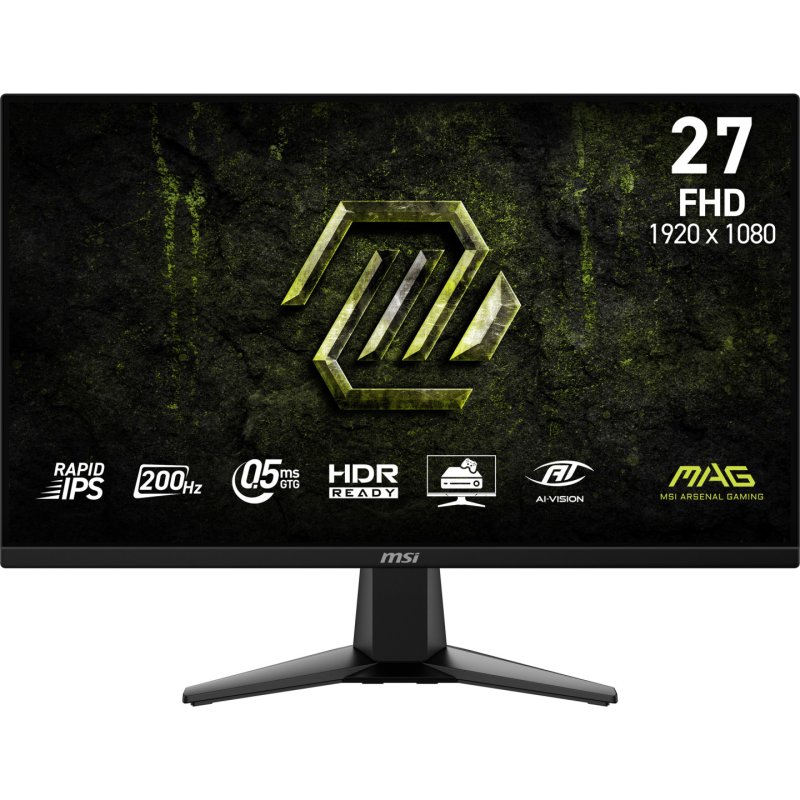 MSI MAG 275F E20 écran plat de PC 68,6 cm (27") 1920 x 1080 pixels Full HD LCD Noir
