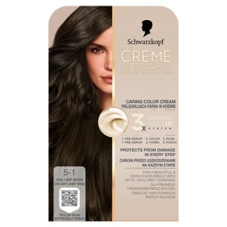 Schwarzkopf Creme Supreme Hair Color Shade 51 Brown