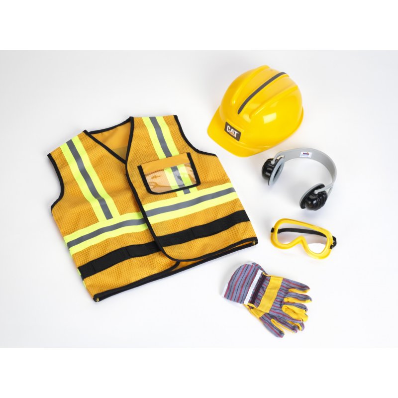 Theo Klein Caterpillar - Gilet d'ouvrier de chantier