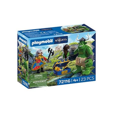 72116 PLAYMOBIL Knights Troll mit Löwenritterschatz - 72116