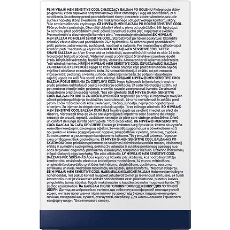 Nivea Men Sensitive Cool After Shave Balm 100 Ml