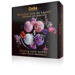 Delia Effervescent Bath Balls Floral Scent Mix 4 X 100g