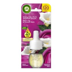 Benckiser Air Wick Essential Oils Refill For Electric Air Freshener Moon Lily And Sensual Satin 19 Ml