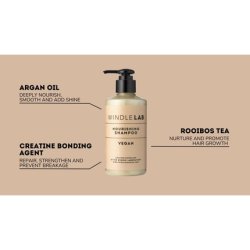 Windle Lab Nourishing Shampoo with Rooibos Tea and Moroccan Argan Oil