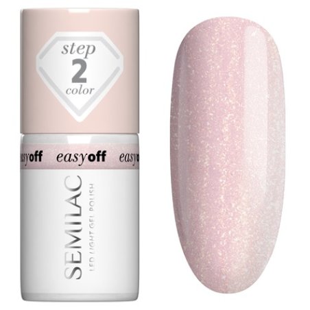 Semilac Easy Off Hybrid Nail Polish Led Light Glazed Milk 7 Ml