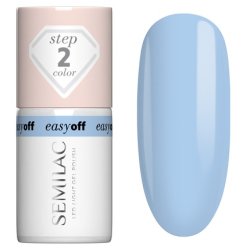 Semilac Easy Off Hybrid Nail Polish Led Light Azul Blue 7 Ml
