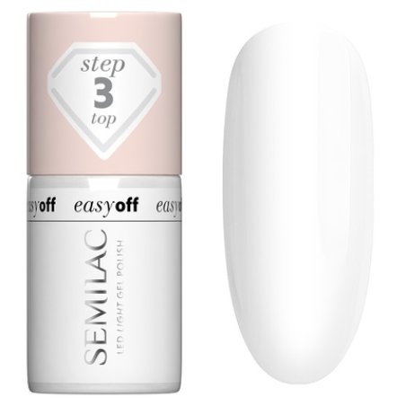 Semilac Easy Off Top Coat For Hybrid Nail Polish Led Light 7 Ml