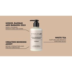 Ultra Nourishing Conditioner by Windle Lab with White Tea and Monoi Oil