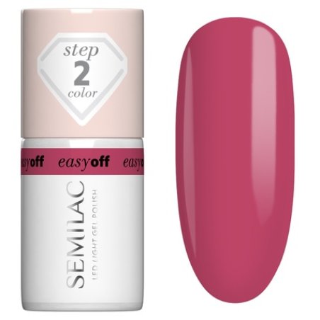 Semilac Easy Off Hybrid Nail Polish Led Light Pink Coral 7 Ml