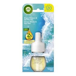 Benckiser Air Wick Essential Oils Electric Air Freshener Refill Ocean Breeze And Sea Salt 19 Ml