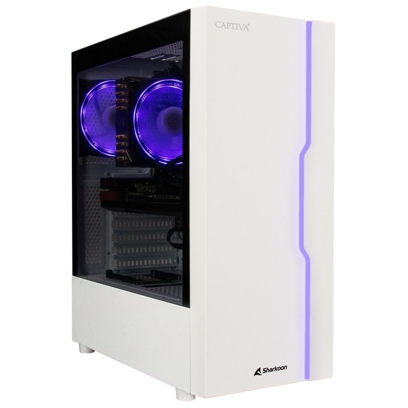 CAPTIVA Power Starter R78-379 AMD Ryzen™ 7 5700G 16 Go DDR4-SDRAM 1 To SSD PC Blanc