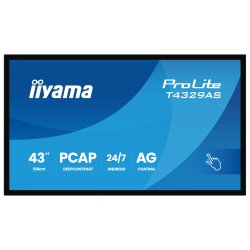 43IN PCAP 4K UHD 3840 X 2160 ANTI-GLARE VA PANEL 2XHDMI/USB-C