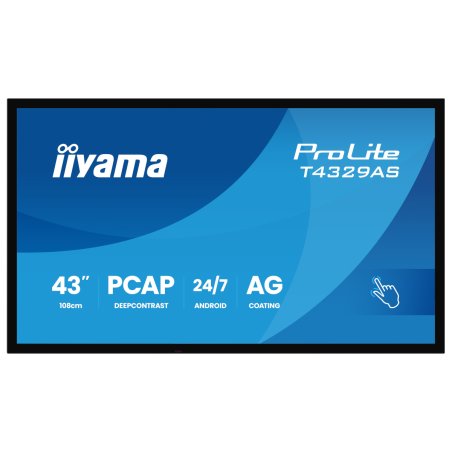43IN PCAP 4K UHD 3840 X 2160 ANTI-GLARE VA PANEL 2XHDMI/USB-C