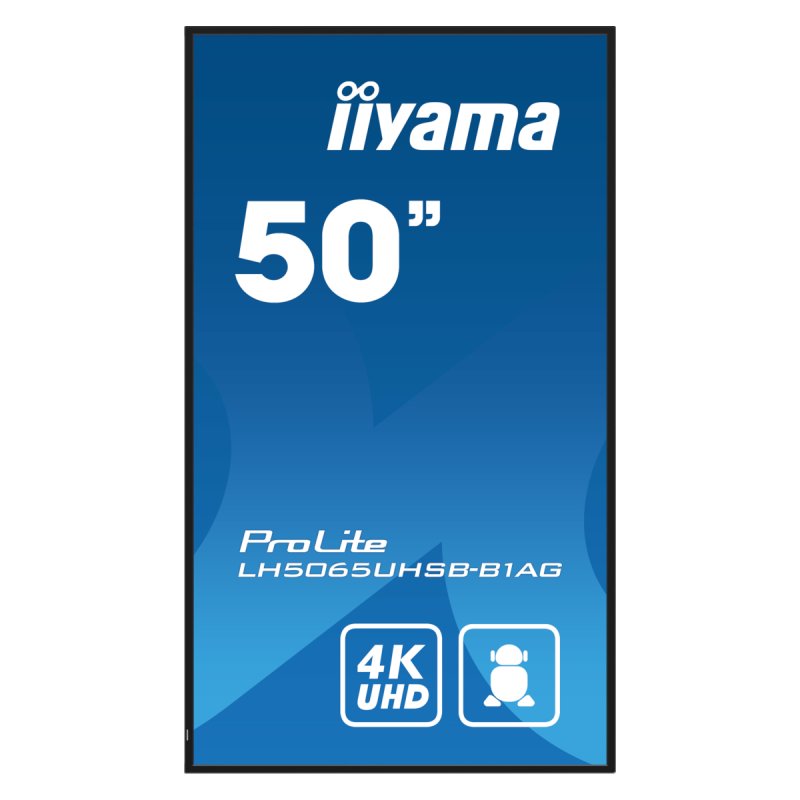50IN 3840X2160 9.5MS LH5065UHSB-B1AG 5000:1 HDMI DP