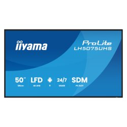 LH5075UHS-B2AG 50IN 3840X2160 9.5MS 16:9 5000:1 HDMI/DISPLAYPO