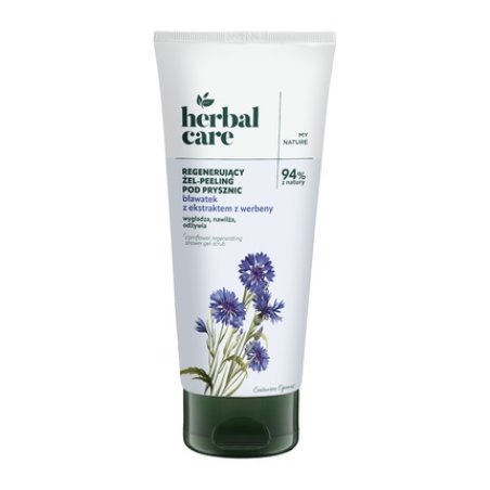 Farmona Herbal Care Regenerating Shower Gelpeeling Cornflower With Verbena Extract 200 Ml