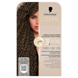 Schwarzkopf Creme Supreme Hair Color Shade 616 Cool Ash Light Brown