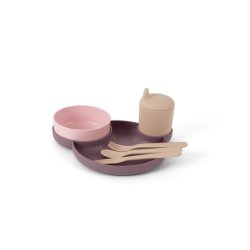 Dantoy - Tiny Dinner Set aubergine in foil (6081)
