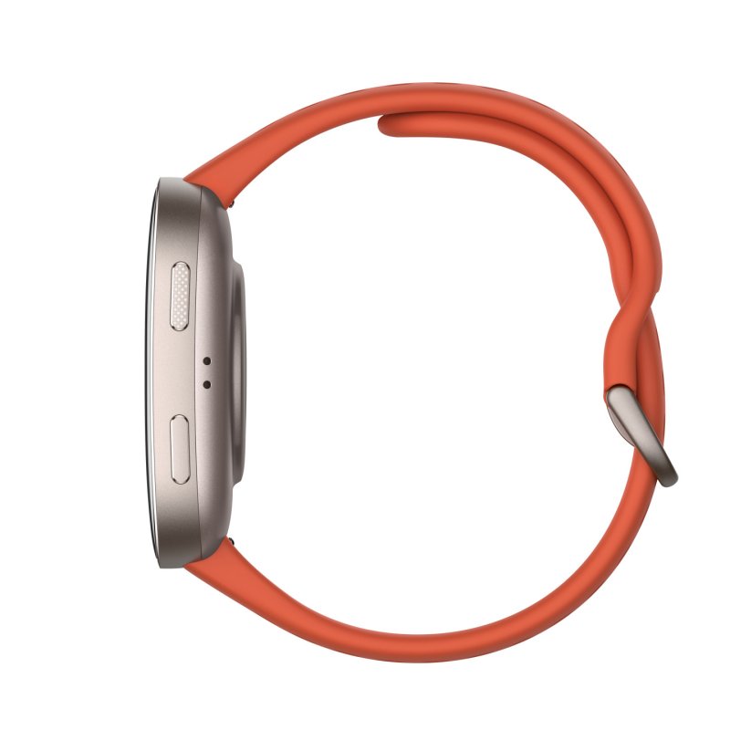 Amazfit Bip 6 Red 5 cm (1.97") AMOLED Digital 390 x 450 pixels Touchscreen Gold GPS (satellite)