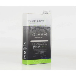 Voesh Pedi In A Box Deluxe 4 Step Charcoal Power Detox 30 Sets
