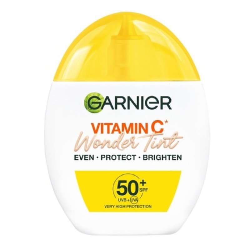 Garnier Vitamin C Wonder Tint Light Tinted Face Cream Spf 50 40ml