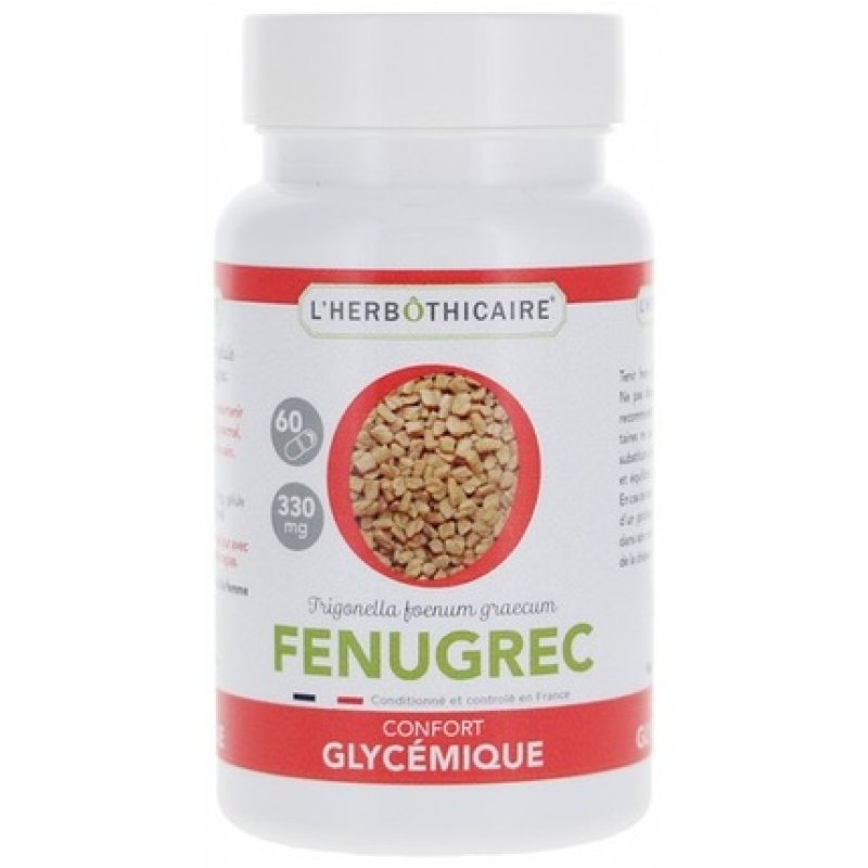 L'Herbothicaire Fenugreek 60 Capsules - Ideal Ally for Health