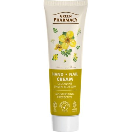 Elfa Pharm Green Pharmacy Hand And Nail Cream With Greater Celandine And Lime Flower 100 Ml