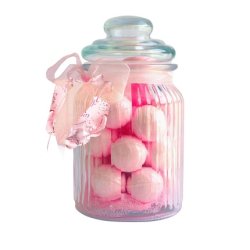 Chlapu Chlap Spa Moments Bath Ball Pink Foam 22 Pcs