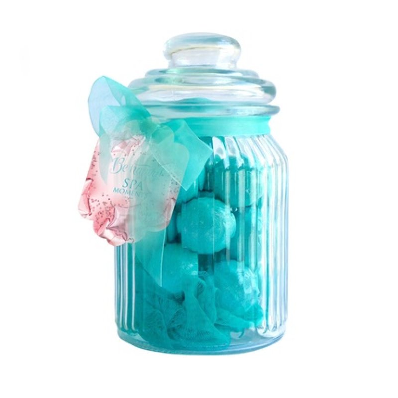 Chlapu Chlap Spa Moments Bath Ball Turquoise Foam 22 Pcs
