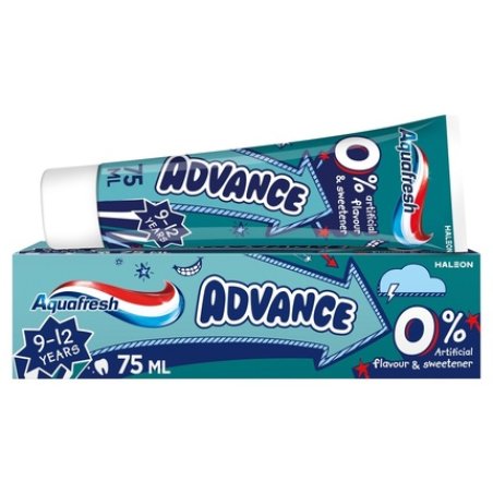 Gsk Aquafresh Advance Toothpaste For Children 912 Years 75 Ml