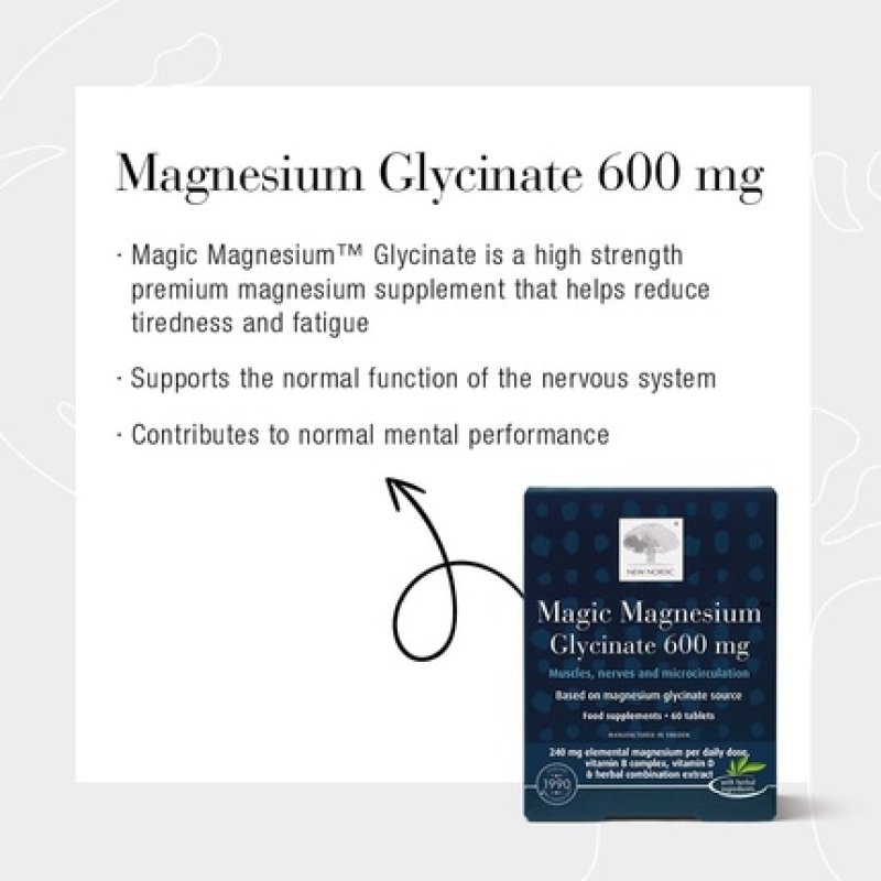 Magic Magnesium Glycinate 600mg