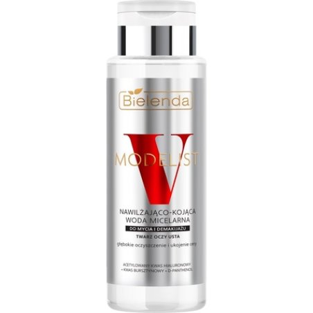 Bielenda Vmodelist Moisturizing Soothing Micellar Water 400 Ml For Cleansing And Makeup Removal