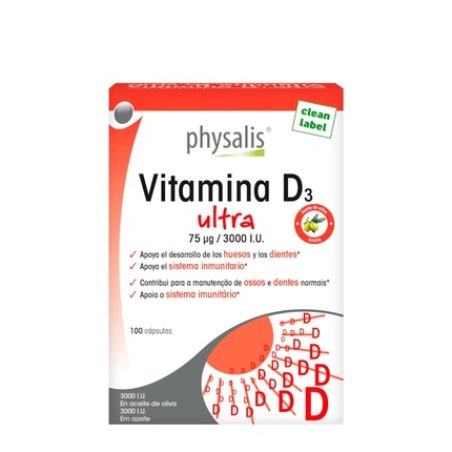 Physalis Vitamin D3 Ultra 100 Capsules