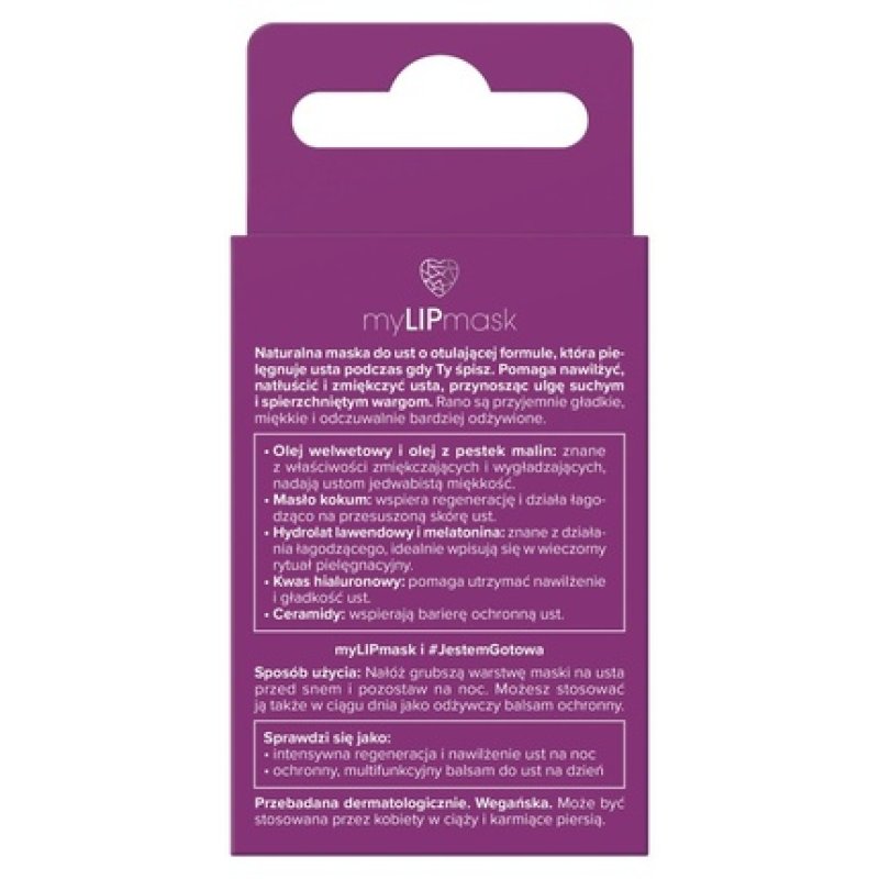 Miya Mylipmask Nourishing Lip Mask For Night 10 G