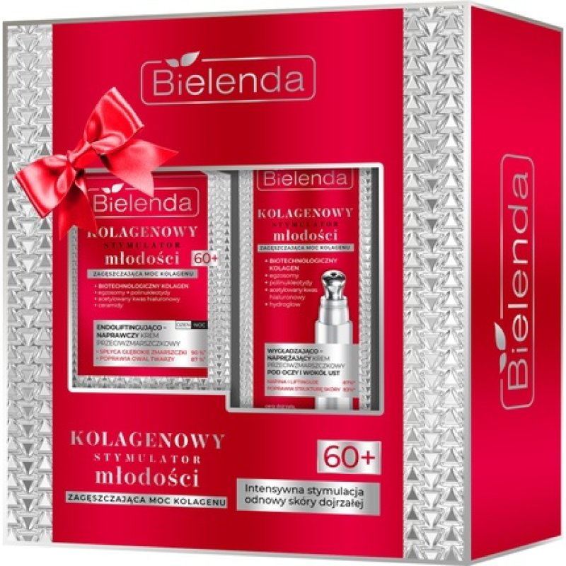 Bielenda Collagen Youth Stimulator Gift Set 60 With Antiwrinkle Cream And Eye Cream