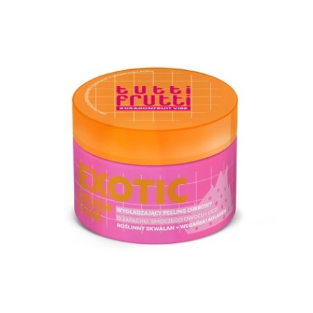 Farmona Tutti Frutti Dragonfruitvibe Smoothing Sugar Peeling With Dragon Fruit Squalane And Collagen 250 G
