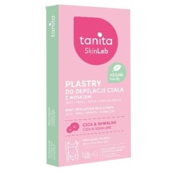Miraculum Tanita Skin Lab Wax Strips For Body Hair Removal Cica & Squalane For Dry And Sensitive Skin
