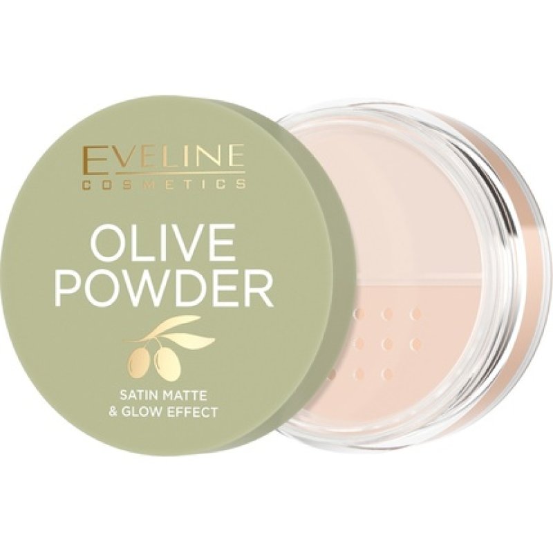 Eveline Kolorowka Barely Powder Illuminating Loose Face Powder Olive 8g