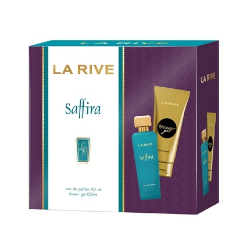 La Rive Saffira Women's Perfume Set 90 Ml Perfume 100 Ml Shower Gel