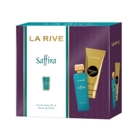La Rive Saffira Women's Perfume Set 90 Ml Perfume 100 Ml Shower Gel