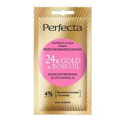 Dax Perfecta 24k Gold & Rose Oil Illuminating Antiwrinkle Face Mask 8 Ml