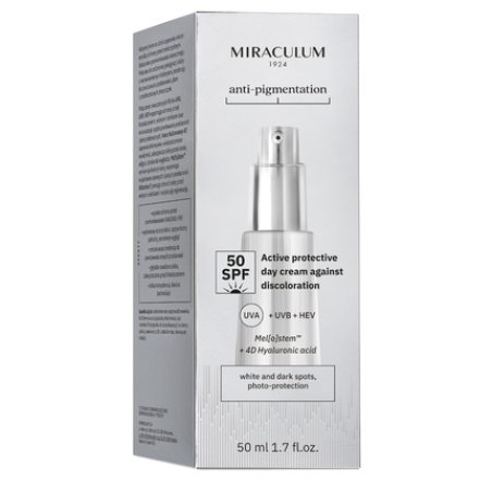 Miraculum Antipigmentation Active Cream Against Discoloration Spf 50 50 Ml