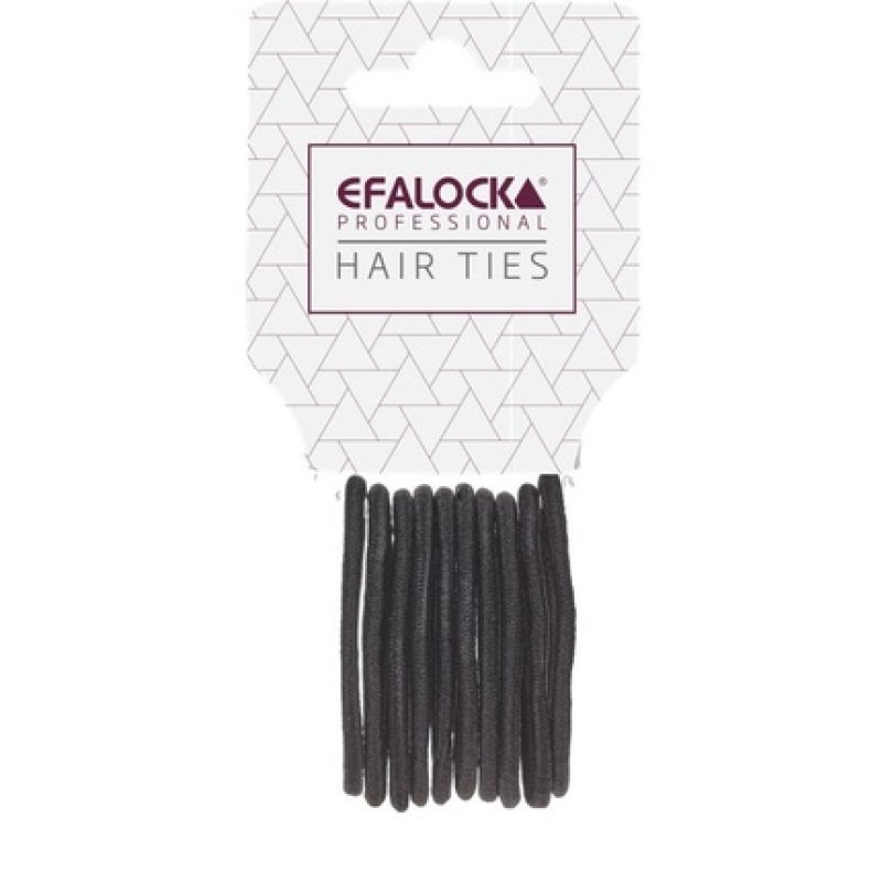 Efalock Small Hair Ties Black