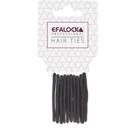 Efalock Small Hair Ties Black